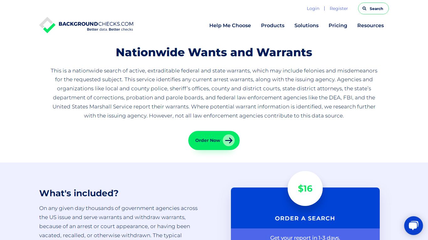 Nationwide Wants and Warrants search for outstanding warrants ...